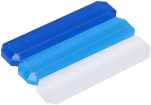 Miniatura 2 de iJDMTOY Adhesivo para rejilla de 3 colores, estilo retro, color blanco, azul, azul marino, compatible con Toyota Tacoma 2016-23 con rejilla TRD-Pro