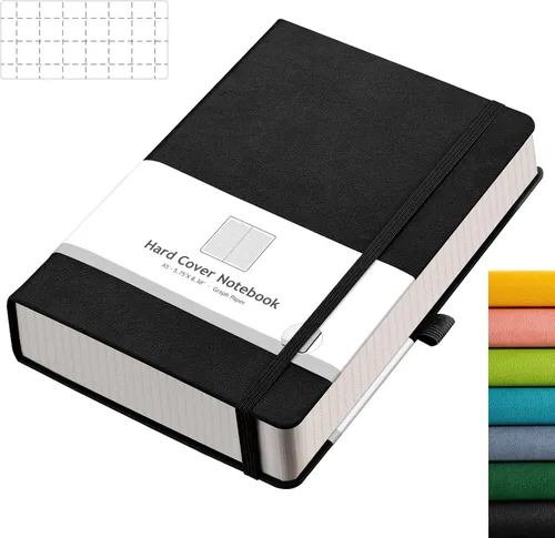 Miniatura 31 de AHGXG Cuaderno de papel cuadriculado - Cuaderno de papel de cuadrícula tamaño A4 grande 8.5''×11'', 320 páginas de diario grueso, papel cuadriculado