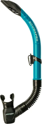 Miniatura 11 de SCUBAPRO Escape semi-seco Snorkel, con válvula de purga y diseño de tapa de barril de protección contra salpicaduras Blanco