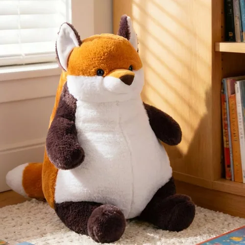 Miniatura 10 de ARELUX Almohada de felpa gigante de conejo de 22 pulgadas, gran animal de peluche para abrazar: suave, cuerpo grande para dormir, almohada esponjosa