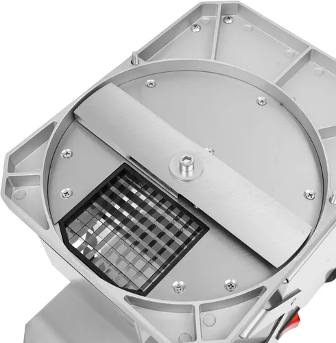 Miniatura 7 de Picador automático de verduras, cortador eléctrico de frutas, máquina cortadora de verduras y frutas de acero inoxidable de 110 V para uso comercial