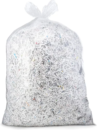 Miniatura 7 de Tasker Bolsas de basura de 30 a 33 galones resistentes (valor 100/bolsas con lazos) bolsas de basura grandes de plástico transparente