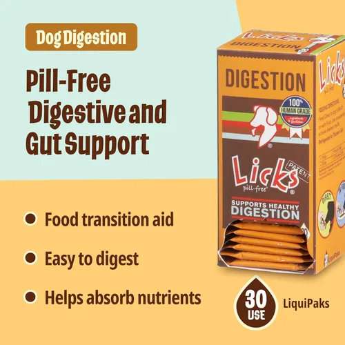 Miniatura 3 de Licks Pill Free Digestión del perro - Salud intestinal del perro y alivio de gases - Alivio de la hinchazón y suplemento de digestión para perros