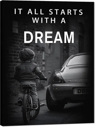 Miniatura 84 de Mindset is Everything - Lienzo motivacional para la oficina, arte de pared con citas inspiradoras de emprendedor, impresión de póster para sala