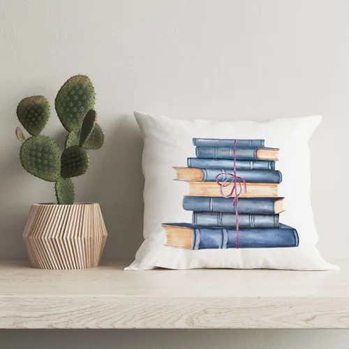 Miniatura 5 de HIWX Fundas de almohada de lectura de libros, fundas de almohada de aula de 18 x 18 pulgadas, la lectura es soñar con tus ojos abiertos, funda