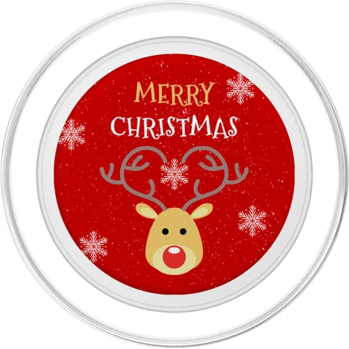 Miniatura 2 de Lindo reno de Feliz Navidad - PopSockets MagSafe PopGrip para iPhone
