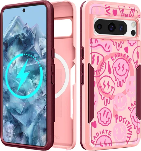 Miniatura 226 de Funda para Moto G 5G 2024 – Compatible con MagSafe para mujeres y niñas, bonita funda protectora magnética para teléfono, diseño femenino Kawaii
