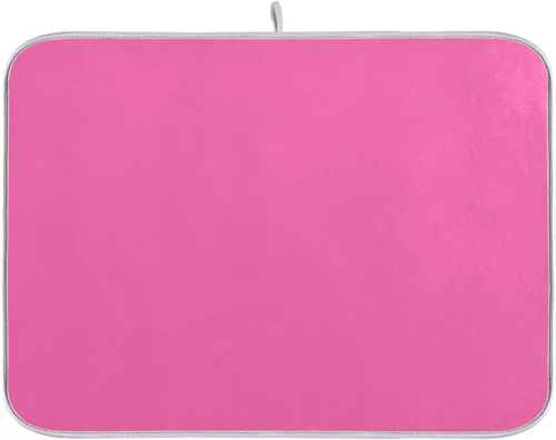 Miniatura 22 de Tapete de secado de platos grande de terracota Xl para platos, accesorios de cocina, mostrador de microfibra, escurridor de platos, resistente al