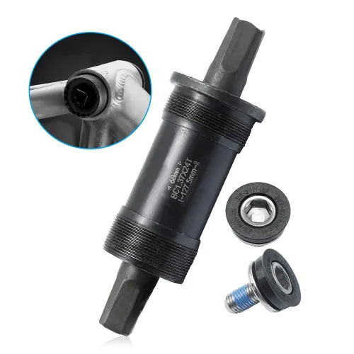 Miniatura 13 de Hoypeyfiy BB-UN26 - Soporte inferior cónico cuadrado de 68 x 123/127 / 4.331 in (negro, 1 unidad) (2.677 x 4.331 in)