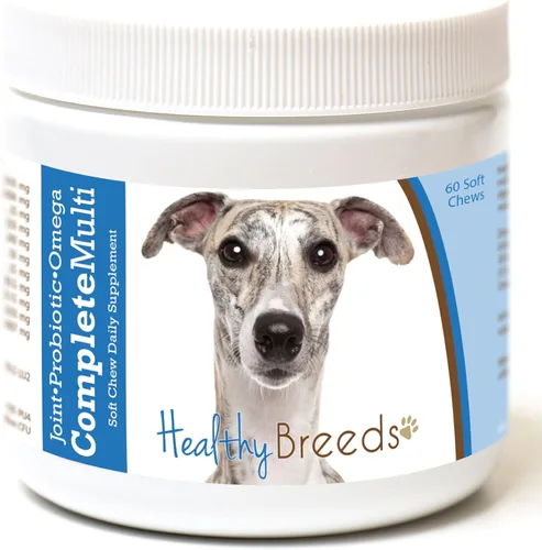 Miniatura 384 de Healthy Breeds Pug todo en uno multivitamínico suave masticable 60