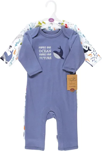Miniatura 2 de Touched by Nature baby-boys Organic Cotton Coveralls