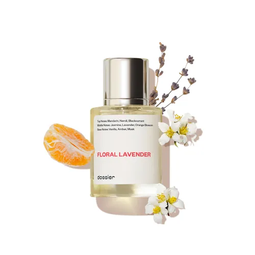 Dossier - Perfume Floral de Lavanda - Eau de Parfum - Inspirado en YL's Libre - Perfume de Lujo - Puro Infundido - Sin Parabenos - Vegano - Para