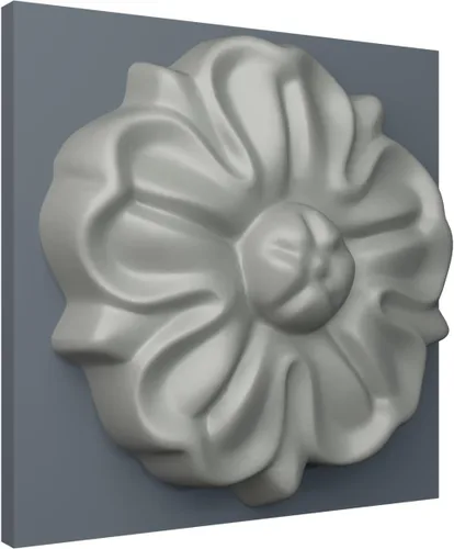 Miniatura 5 de Ekena Millwork ROS02X02NA Roseta redonda Nadia, 2 1/2"OD x 1/2"P, imprimado