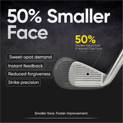 Miniatura 3 de PureStrike Golf Swing Training Aid Club – Más pequeño Clubface para un mejor golpe de pelota y retroalimentación instantánea Entrenador de swing