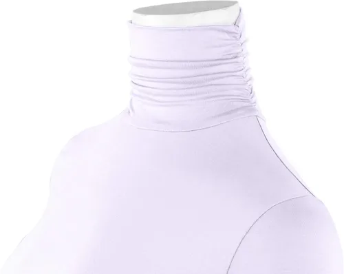 Miniatura 4 de Camiseta de manga larga para mujer, ligera, cuello alto, ajustada, (S-XXL)