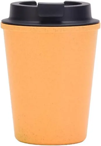 Miniatura 64 de Taza de café sellada con paja de trigo, taza de plástico portátil creativa, taza de alimentos de alto valor que acompaña a beber 16.9 fl oz/17 oz