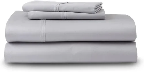 Miniatura 11 de GhostBed Queen Cooling - Juego de sábanas de lujo de algodón Supima y Tencel, resistente a las arrugas, con bolsillos profundos, 4 piezas