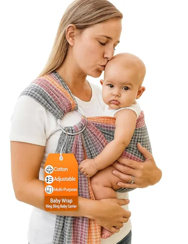 Miniatura 24 de Transportador de bebé con eslinga anillo soporte para cadera para bebés y niños pequeños, Rocky Mountain