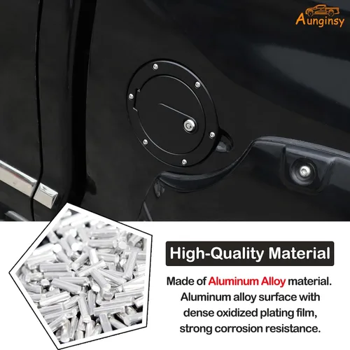 Miniatura 3 de Aunginsy Reemplazo de tapa de tanque de combustible para coche con bloqueo antirrobo Fit Toyot@a Tundra 2007-2021 Tapa de tanque de gas con bloqueo
