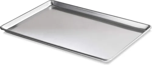 Miniatura 2 de New Star Foodservice Bandeja de aluminio resistente calibre 16, 18 x 26 x 1 pulgadas, paquete de 12