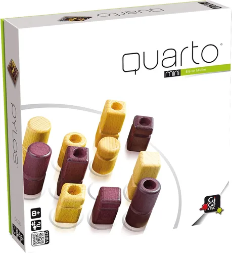Quarto Mini Ganador de Mensa Select Versión para viajes del juego de estrategia abstracta de madera para niños y adultos Favorito de la noche de