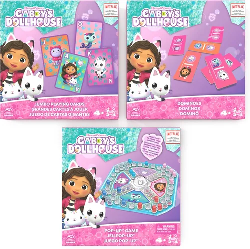 Miniatura 13 de Spin Master Games, Gabby’s Dollhouse, Juego de mesa Meow-Mazing, Juego de mesa para niños, Juegos familiares, Juego de preescolar para familias
