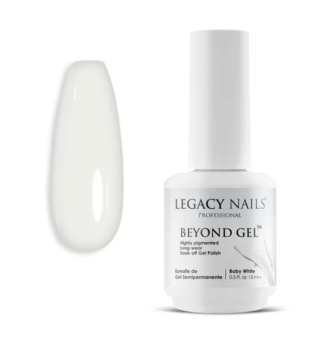 Miniatura 10 de LEGACY NAILS Professional Beyond Gel Soak-Off Esmalte de uñas – Cobertura completa, altamente pigmentado (BEYOND GEL – ALBA 1/2 oz)