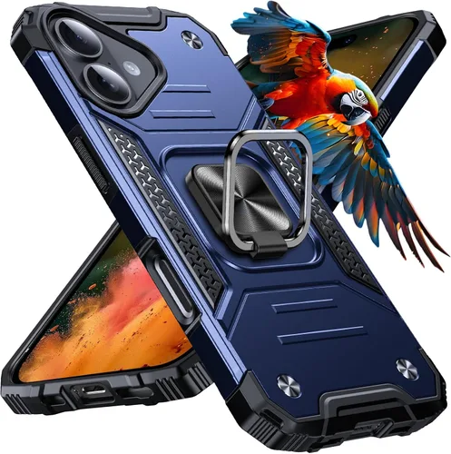 Miniatura 109 de Anqrp Funda resistente para iPhone 6/7/8/SE/SE2 con soporte de anillo mejorado y agarre, grado militar, a prueba de golpes, resistente y robusta