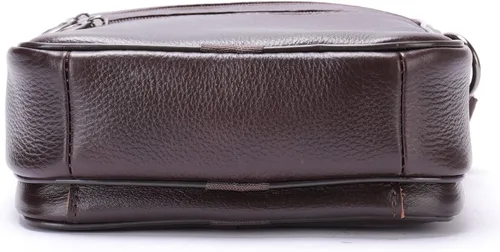 Miniatura 5 de Bolso bandolera de cuero para hombre, de viaje de negocios, al aire libre, bolsa casual, maletín de mano, mochila