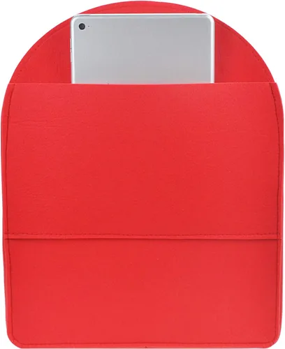 Miniatura 5 de Organizador de mochila de fieltro, organizador de bolso para hombres y mujeres, mochila mochila bolso de hombro (rojo, grande)