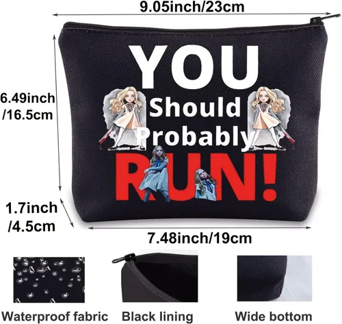 Miniatura 2 de BWWKTOP Bolsa de maquillaje cosmética para fanáticos de la película de terror, regalos inspirados en la danza de la horda que probablemente deberías