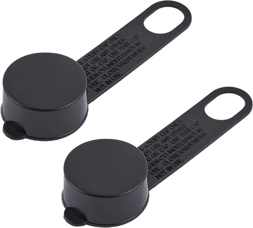 Miniatura 4 de A.I.FORCE 2 tapones de propano QCC1, correa de tapón de válvula de llenado LP OPD, fundas de protección de rosca QCC1 para tanque de propano