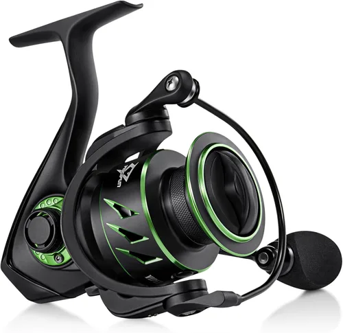 Miniatura 8 de Piscifun Carretes Giratorios Viper X, Fibra de Carbono 33 Libras de Arrastre Máximo, 10+1 BB Blindados, Carrete de Pesca Giratorio de Agua Salada