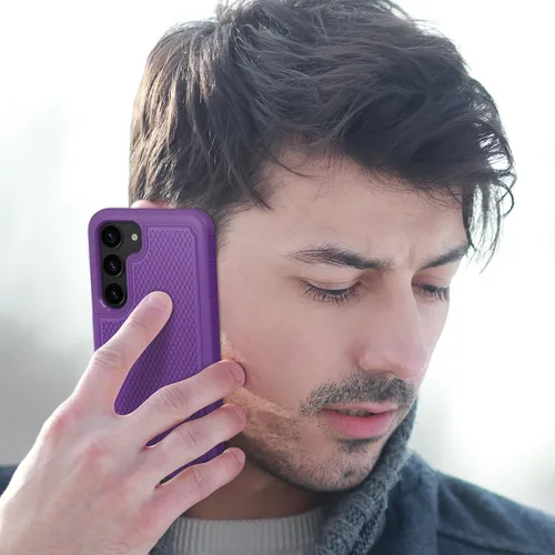 Miniatura 9 de FNTCASE Funda para Samsung Galaxy S24: funda protectora de doble capa a prueba de golpes para teléfono celular Protección a prueba de caídas