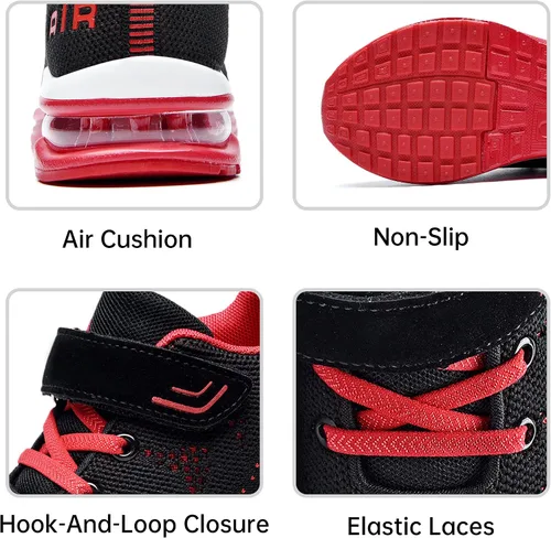 Miniatura 3 de PERSOUL Air Shoes - Zapatillas para niños y niñas, deportivas, para atletismo, gimnasio, correr