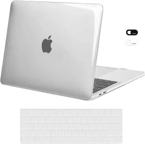 Miniatura 18 de MOSISO - Carcasa rígida de plástico, compatible con MacBook Pro de 13 pulgadas y cubierta para teclado y cámara web