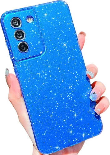 Miniatura 100 de MINSCOSE Compatible con Samsung Galaxy S22 Plus Case, Bonito Color Neón Brillante, con Purpurina Brillante Delgada Resistente a Golpes de Silicona