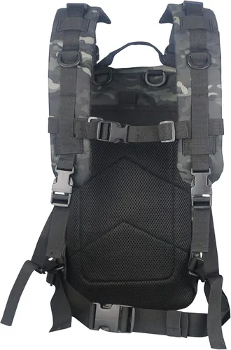 Miniatura 4 de Lightning X Mochila médica de primeros auxilios para trauma y hemorragia + kit (Camuflaje negro)