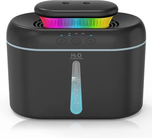 SZO Humidificadores para dormitorio, capacidad de 2.5 litros, apagado automático, fácil de llenar y limpiar, humidificador ultrasónico silencioso de