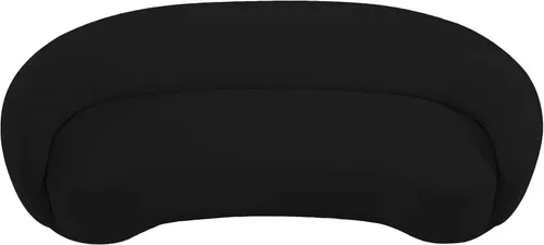 Miniatura 7 de Meridian Furniture 693Black-S Hyde Collection Modern Sofá tapizado de tela Boucle contemporáneo, negro, 89.5 pulgadas de ancho x 38 pulgadas