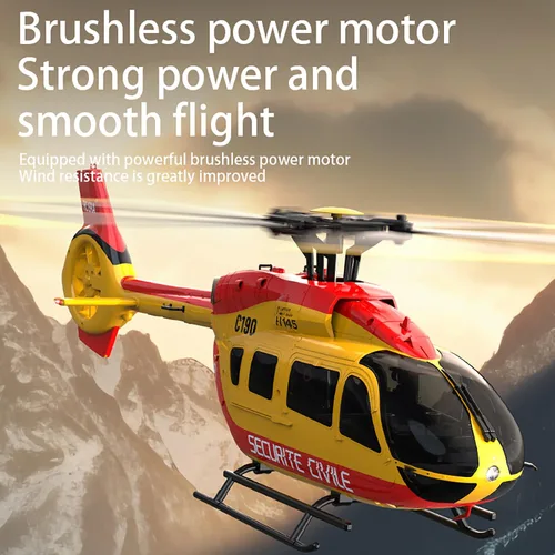 Miniatura 4 de C190 H145 6CH Helicóptero de control remoto avión para adultos principiantes RC Heli solo rotor sin altitudes mantener la altitud/posicionamiento