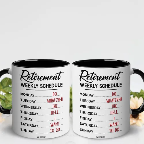 Miniatura 6 de WHIDOBE Regalo de jubilación – Regalo para hombres y mujeres de jubilación – Regalos para jubilados – Regalos de calendario semanal de jubilación