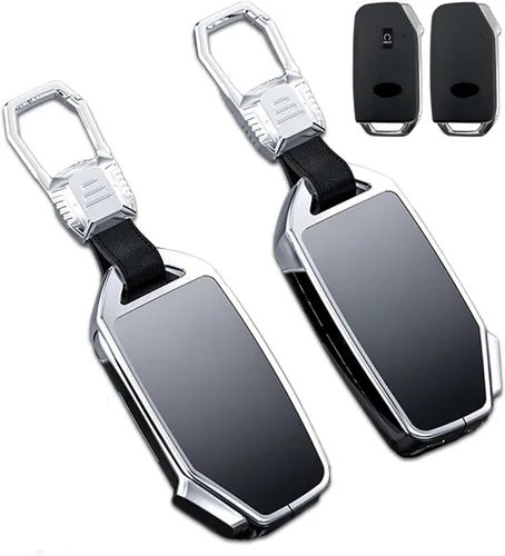Carcasa trasera de cristal degradado de aleación de zinc, accesorios compatibles con Kia Ceed Cerato Forte NIRO Seltos Sorento Soul Sportage