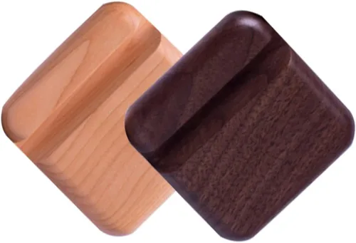 Miniatura 8 de Hemobllo 2 sets de madera del teléfono celular soporte del teléfono titular del escritorio para filmar llamadas 2 unids*2