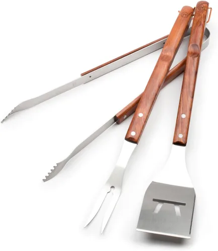 Miniatura 3 de Outset QB00 BBQ, 1 EA, juego de herramientas de palisandro de 3 piezas