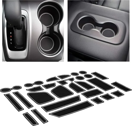 Miniatura 47 de CupHolderHero Compatible con accesorios Honda CR-V 2017-2022 – Insertos de portavasos antipolvo antideslizantes personalizados de alta calidad, Rojo