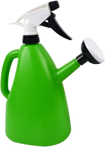 Miniatura 8 de Regadera y rociador de doble uso Herramienta de jardín Botella rociadora de riego 1 L (azul)