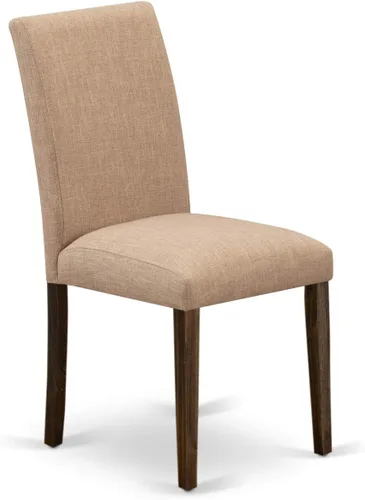 Miniatura 10 de East West Furniture I3AB5-747 - Juego de mesa de comedor de 5 piezas para 4 personas, incluye una mesa de cocina redonda con pedestal y 4 sillas