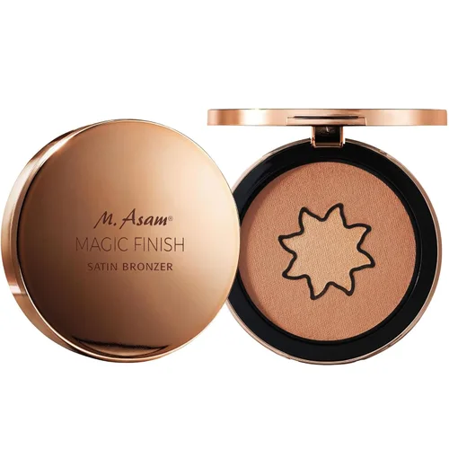 Miniatura 7 de M. Asam MAGIC FINISH - Bronceador satinado ámbar y nogal (0.22 onzas) - Polvo bronceador 4 en 1, textura satinada, cremoso suave con pigmentos