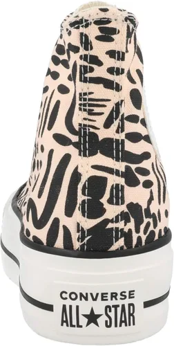 Miniatura 7 de Converse - Chuck Taylor All Star Tenis de mujer altos de plataforma con diseño de leopardo